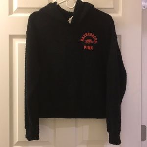 💖 NWT - VS PINK Sherpa Hoodie - Razorbacks - Arkansas